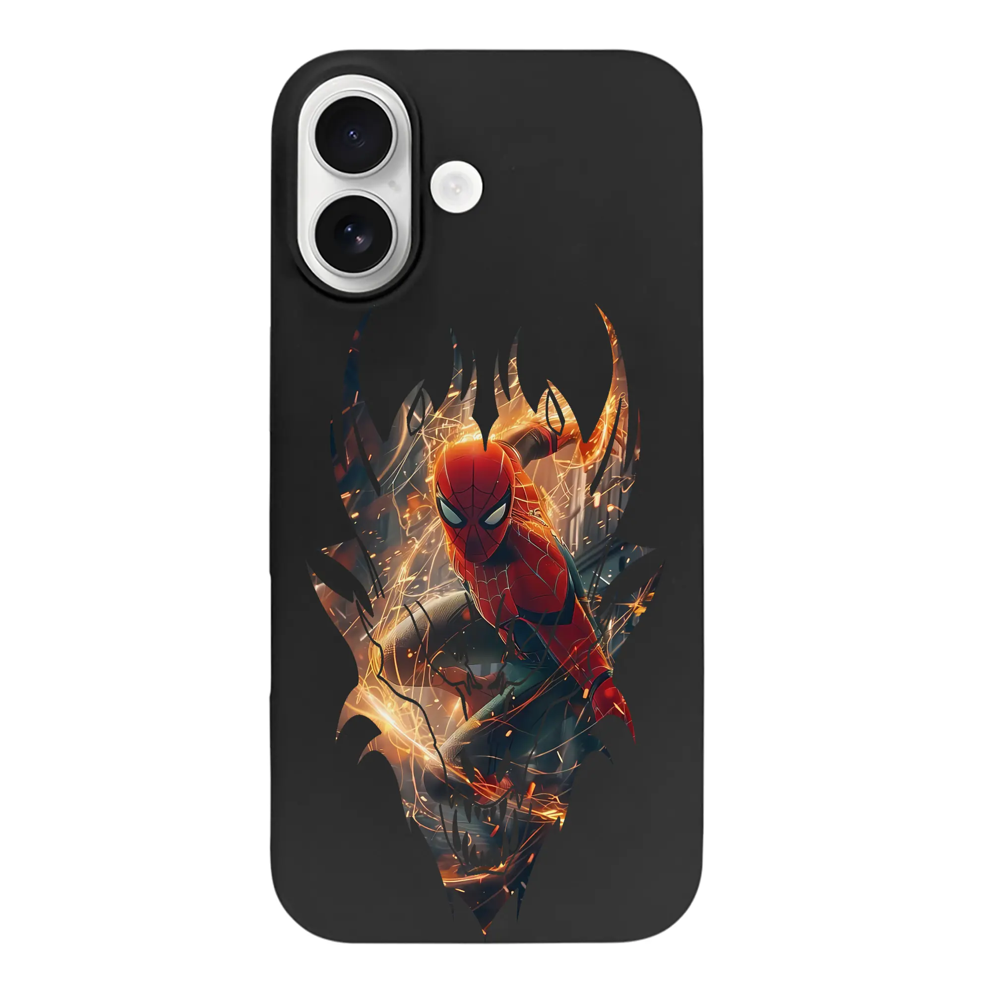 アベンジャーズ (Avenjāzu) グッズ スパイダーマン（Spider-Man） - iPhone 17 シリーズ シリコンケース 薄型 耐衝撃 指紋防止 ソフトタッチカバー 精密フィット 傷防止 保護ケース iPhone 17/17 Air/17 Pro/17 Pro Max 対応